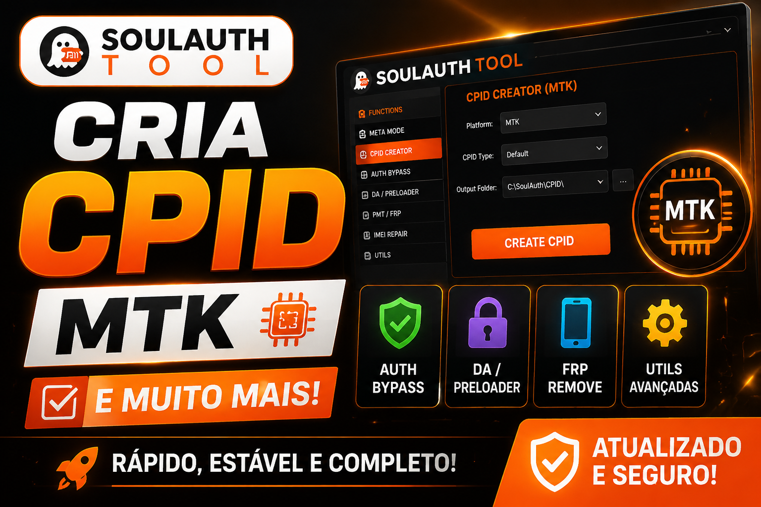Soul Auth Tool Credit - Existing User [Xiaomi Qcom, Mtk Flash, Frp & CPID Tool]